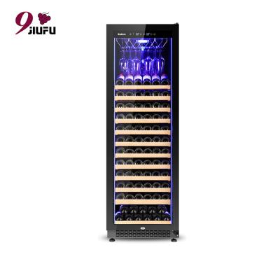 China New Arrival 59 Bottles+ 12 Cups Cup And Wall Cellar With Electric Wine Cooling Cabinet Cantinetta for sale