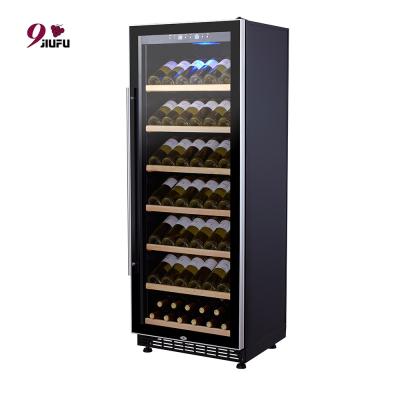 China Hotel Boutique Commercial Household Appliances Wine Bottle Display Fridge Glass Wine Cooler Cabinet for sale