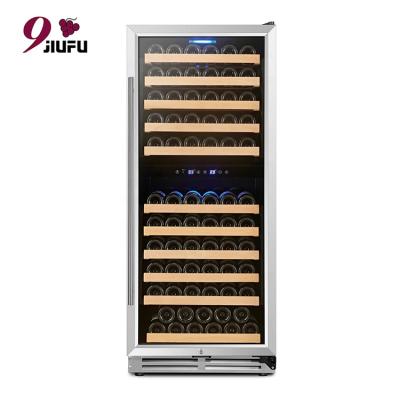 China Hotel Wine Cooler 121 Bottles With Built In Wine Fridge Dual Zone Hot Selling Fridge for sale