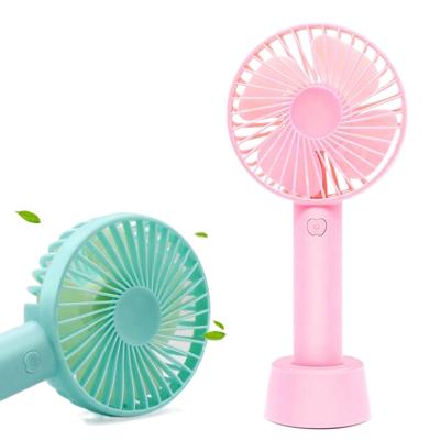 China Cartoon Small USB Rechargeable Handheld Portable Wholesale Mini Fan for sale