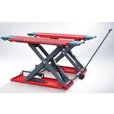 China Hot Sale One Cylinder Unique Design Motorcycle Scissor Car Lift Hydraulic Tool For Sale 3500KG for sale