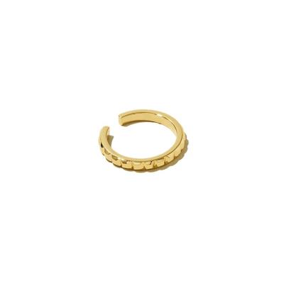 China CLASSIC Fashion 18k Gold Plated High Quality Adjustable Silver Rings For Women for sale