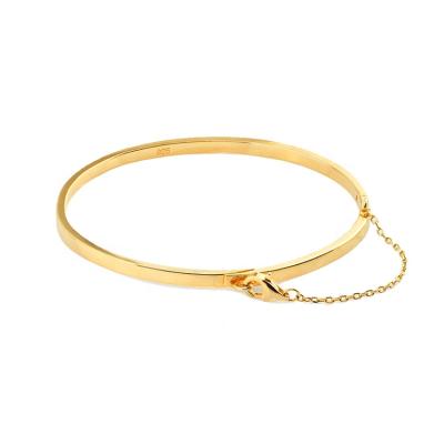 China Beautiful FASHIONABLE Design 18K Gold Plated Chain Bracelet 925 Sterling Silver Bangle Woman for sale