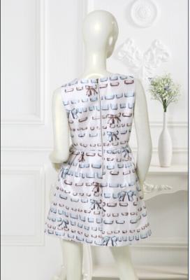 China Sleeveless Polyester Womens Casual Clothing Going Out Dresses Of Digital Printing for sale