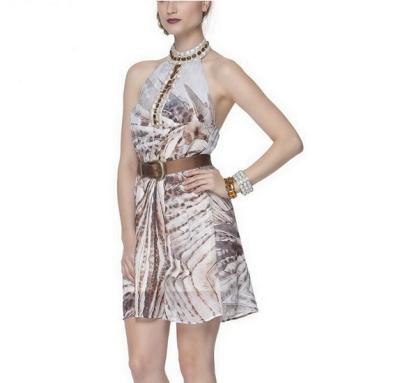 China Western Style High Waist Sleeveless Women's Short Club Dresses Of Polyester for sale