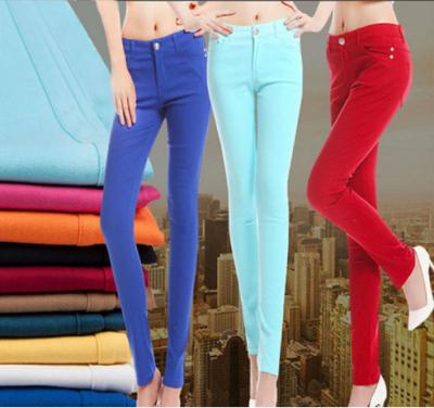 China Casual Colorful Fashion Pencil Pants for sale