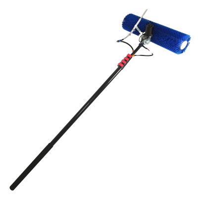 China Extentool 3.5\5.5\7.5m Solar Panel Roller Robot Equipment Photovoltaic Cleaning Tools with Telescopic Pole SST-380-35\55\75 for sale