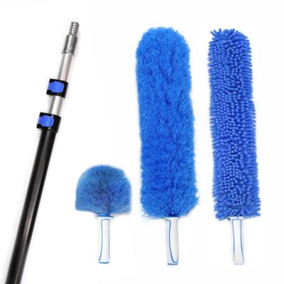 China Sustainable Cobweb Brush Cloth Chenille Three-Piece Suit Extentool Handle Widening Cloth for Women Cleaning Easily for sale