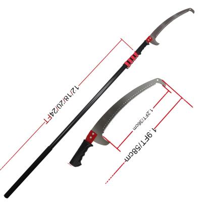 China FSC Extentool Telescopic Tree Pruner Garden Tool with 8~24FT Long Adjustable Pole Handle for sale