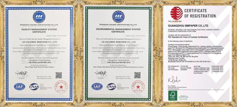 Verifizierter China-Lieferant - GUANGZHOU BMPAPER CO., LTD.