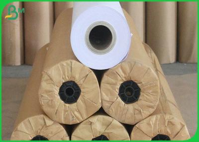 China Rolo alto do papel de plotador do vestuário da brancura 40 G/M - 80gsm para a fábrica de matéria têxtil à venda