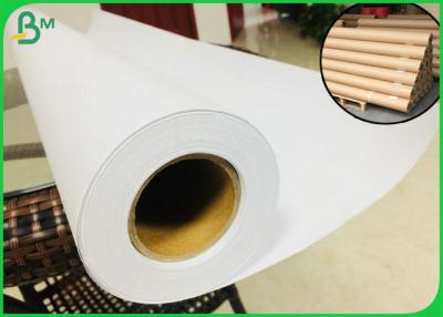 China Papel de Plotter de grande formato branco 36 × 150 CAD Para impressora de Plotter Canon à venda