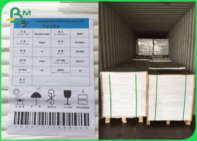 China Papel sin revestimiento UWF 100 gm 120 gm OBA libre en hojas en venta