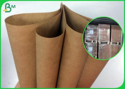 Cina forte rotolo della carta kraft di Brown Di portata di 80g 90g per la borsa di Satchel in vendita