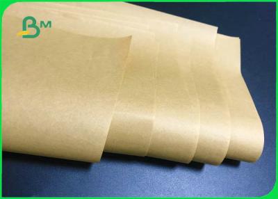 China 80GSM 120GSM Eco - papel de Kraft sin blanquear amistoso para los paquetes de la comida en venta