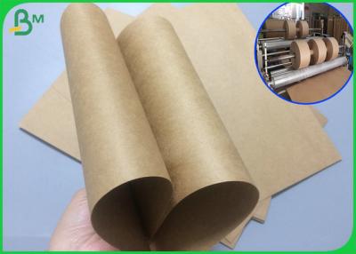 Cina colore puro di Brown del rotolo di carta kraft di 300gsm 350gsm con la larghezza x 200m di 600mm in vendita