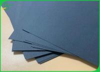 China Smoothness 750mm 300g 400g Black Cardstock For Luxury Wine Box for sale