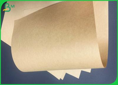 China 700mm Big Roll Food Grade Brown Kraft Paper 60gsm For Making Bread Bag for sale