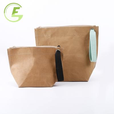 China Washable Tissue Custom Kraft Paper Logo Cosmetic Makeup Bag Eco-Friendly Eco-Friendly for sale