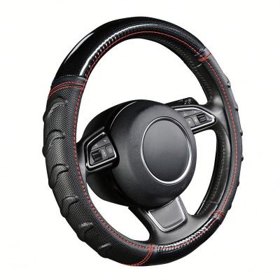 China New Product High Quality Leather Car Steering Wheel Covers for sale