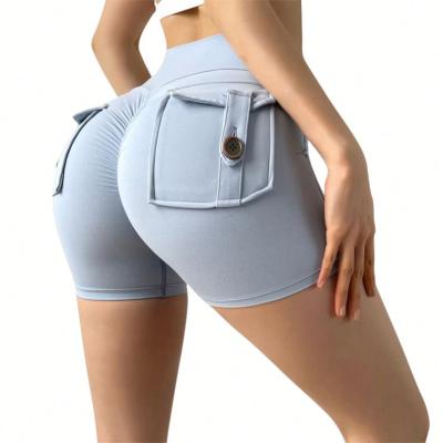 China Women's HOT SALES QUICK DRY butt lift compression soft quick dry shorts with lots of cargo booty floors crack! crack! with fin pockets for sale