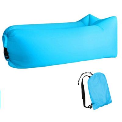 China Outdoor Inflatable Sleeping Bag Customized Bag Lazy Lounger Inflatable Air Couch Sofa for sale