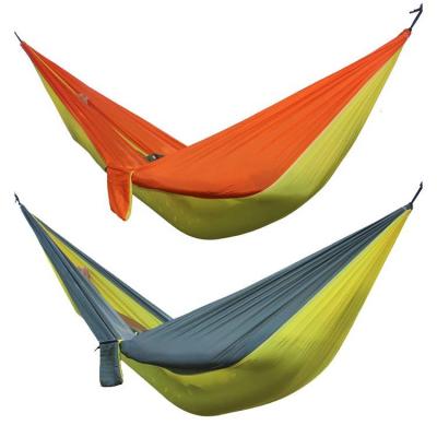 China Durable OEM Customized Raising 210T Nylon Camping Fabric Parachute Travel Hammock for sale