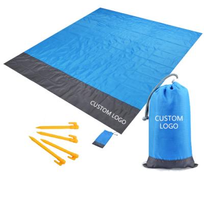 China Waterproof Custom Printed Extra Large Outdoor Waterproof Foldable Picnic Blanket for sale