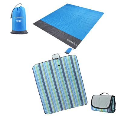 China High Quality Waterproof Cheap Outdoor Beach Mat Custom Made Polyester Picnic Blanket for sale