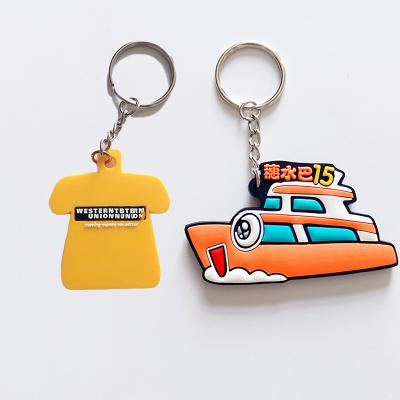 China Decoration Custom PVC Rubber Cartoon Wholesale Rubber Key Chain Key Chain for sale