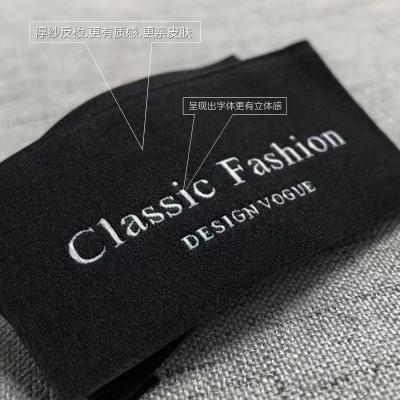 China Other Custom Damask Woven Label Apparel Labels Brand for sale