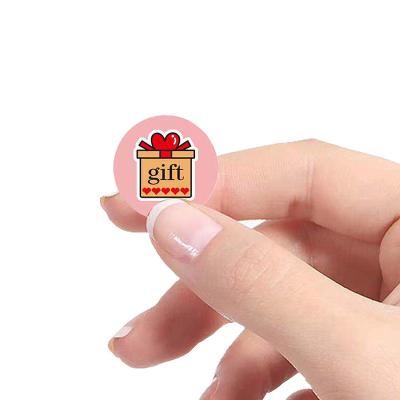 China Wholesale custom heat sensitive gift box stickers gift sticker label gift for you sticker for sale