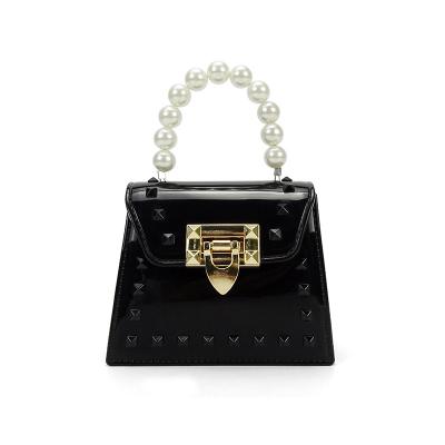 China Fashion Small Jelly Bag Chain Handbags Jelly Bag Handbag Shoulder Jelly Chain Bag for sale