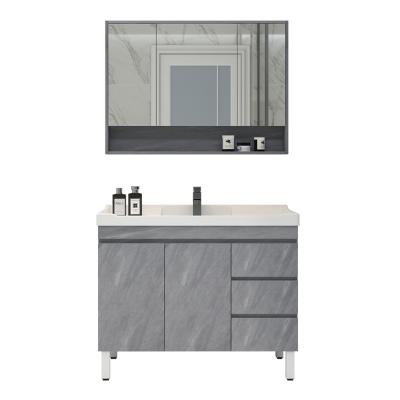 China Modern Floor Cabinet Combination Wash Basin Bathroom Suite Bathroom Cabinet Combination for sale