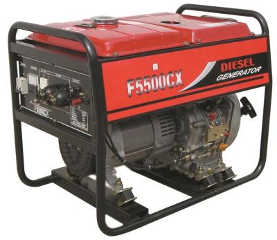 China Open frame type single phase 2.2KW diesel portable electric generator 2500CL for sale