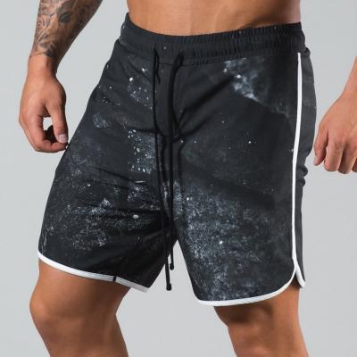 China Mens Summer Sports Fitness Beach Casual Shorts QUICK DRY Mens Shorts Morning Capris Men Running Capris for sale