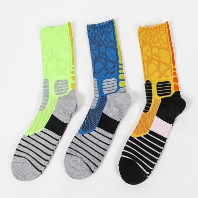 China Breathable Custom Thick Bottom Soccer Towel Grip Sports Sock Mens Anti Slip Socks Oem Logo Oem Basketball Sports Sock Anti Non Slip Scratch for sale