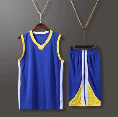 China OEM Cheap Custom Polyester Breathable Mesh Breathable Basketball Uniforms Set for sale