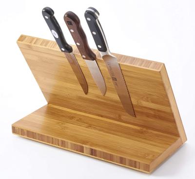 China Combohome Sustainable Bamboo Door Shop Elevate Set With Knife Block In Drawer Bamboo Knife Block Holds 16 Knife for sale