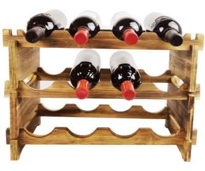 China Viable Bamboo Wine Rack Wall Mounted Wine Rack Combohome Wine Barrel Dry Cooler Towel Rack for sale