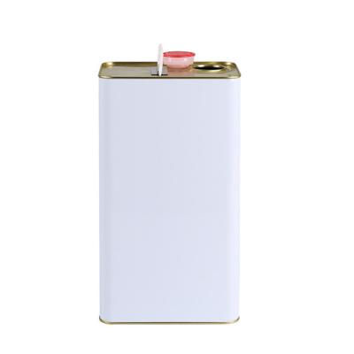 China 5L Stock Color Engine Oil Chemical Ready White Glue Tin Can China Manufacturer for sale