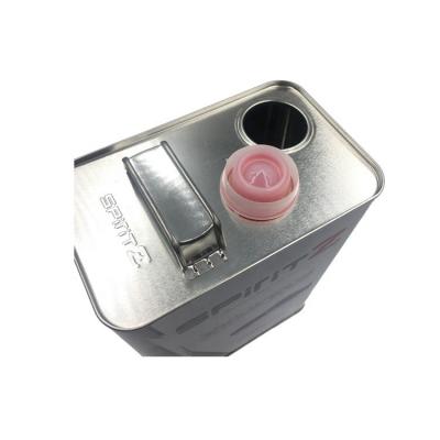 China Durable Wear Resistant Empty Rectangular Motor Lubricant Motor Oil Tin Can With Lids Tin Can Wholesale for sale