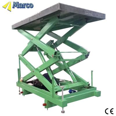 China Customization 2.5-4 Ton Marco High Scissor Lift Table with CE Approved Stationary Moves for sale