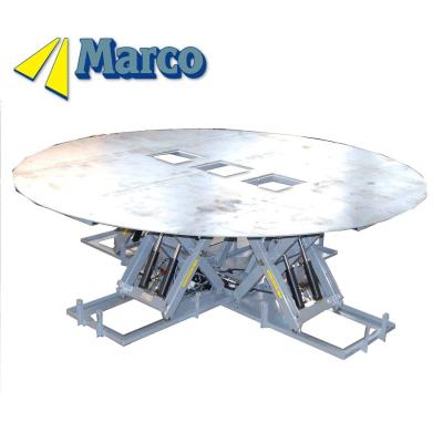 China Hydraulic Scissor Lift Mechanism Marco Circular 4 Stage Platform for Scene Performances for sale