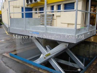 China 4-6 Ton Marco Loading Dock Scissor Lift Table with CE Approved Customizable Options for sale