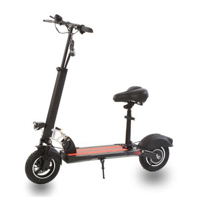 China EU unisex warehouse cheap electric folding scooter 48V 10Ah 500W lithium battery adults scooter for sale for sale