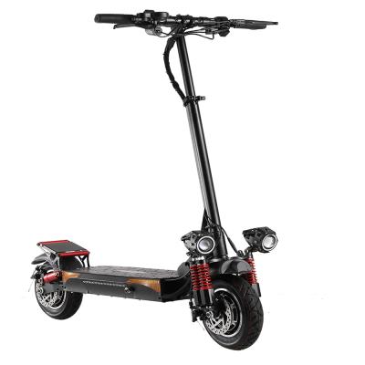 China Overseas unisex lithium battery electric scooter 48V warehouse motor 500W adult double folding e scooter for sale for sale