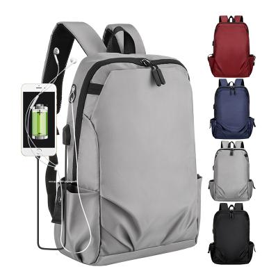 China Japan Style Anti Theft USB Laptop Backpack Bagpack Lightweight Waterproof Laptop Backpack Bag Computer Bag Leisure Simple Design for sale