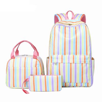 China Durable School Backpack 3 Pcs 3 In 1 Backpack Set Detachable Schoolbags Lunch Bag Pencil Bag Set Kids Primary School Satchel School Backpack Set for sale