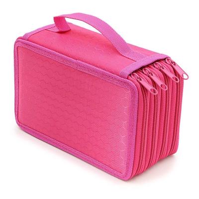 China Compartman Amazon Pen Bag Stationery Box 4 Layers Large Capacity Multi Pen Bag Multifunctional Portable Pencil Case Fashion for sale